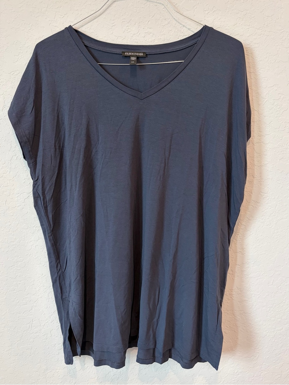 Eileen Fisher V-Neck Tunic Top – Size M/M – Excellent Condition